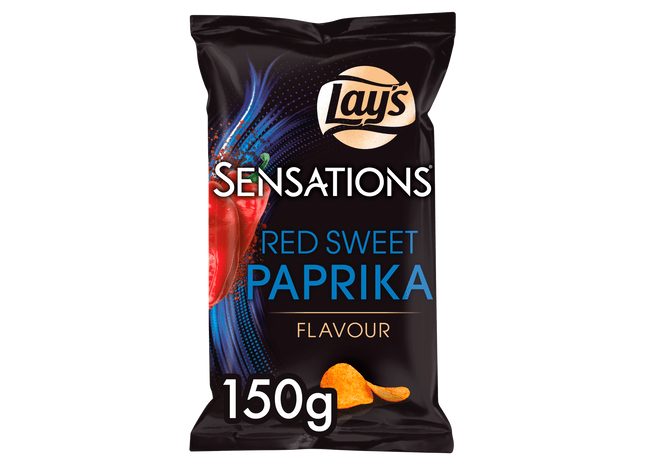 Lays Sensations chips red sweet paprika