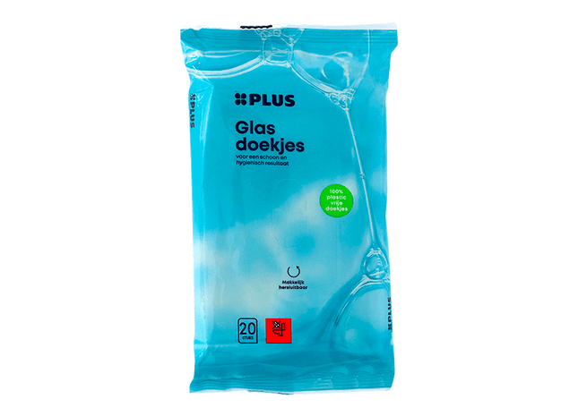 Glasdoekjes plasticvrij