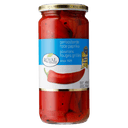 Königlich geröstete Scheiben rote Paprika