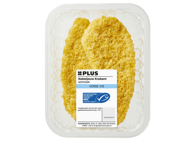 Kabeljauw Krokant schnitzel