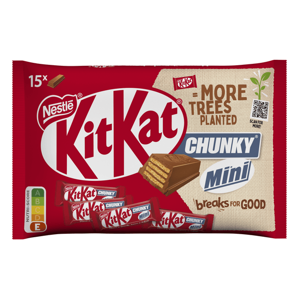 KitKat Chunky mini melk chocolade uitdeelzak
