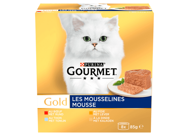 Gourmet Gold Mousse Katzenfutter Nassfisch/Fleisch