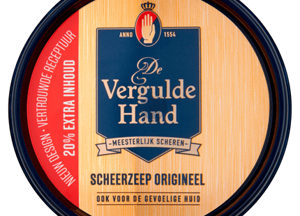 The Gilded Hand Shaving Soap tablet