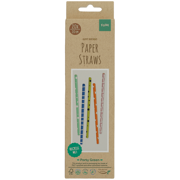 Folat Papieren rietjes FSC