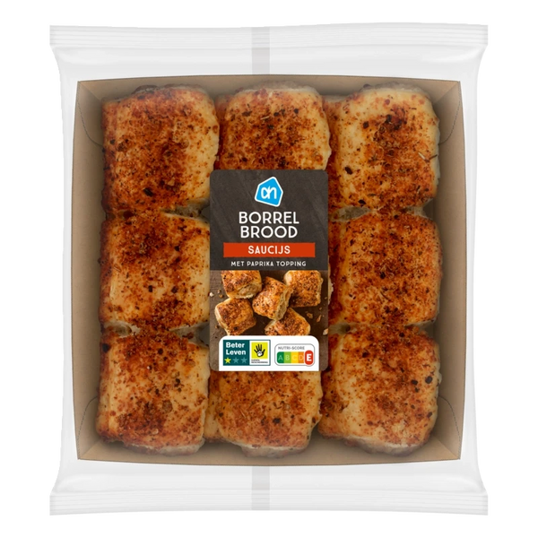 Borrelbrood saucijs luxe topping