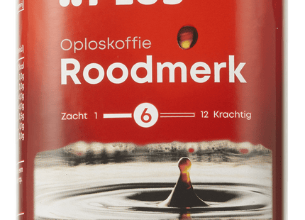 Oploskoffie rood