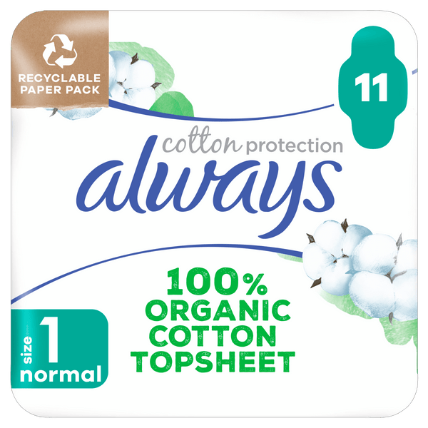 Always Cotton Damenbinden normal