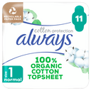 Always Cotton Damenbinden normal