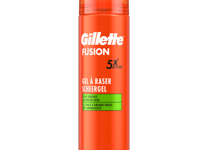 Gillette FUSION 5 sensitive skin hydra gel