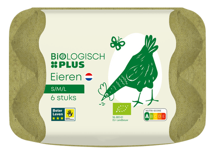 Biologisch  Biologisch  Eieren  BX 6ST