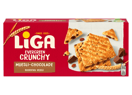 Liga EverGreen koekjes muesli en chocolade