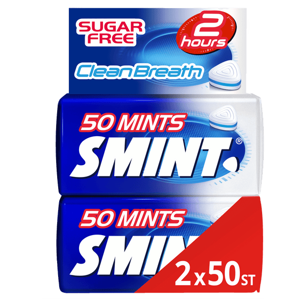 Smint XL Minzbonbons Sauberer Atem Pfefferminze 2 Stk.
