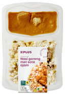 Nasi Goreng mit Hähnchenspieß