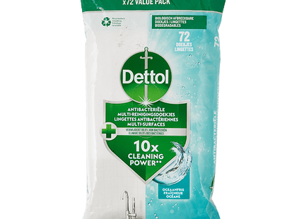 Dettol Antibacterial Cleaning Wipes ocean