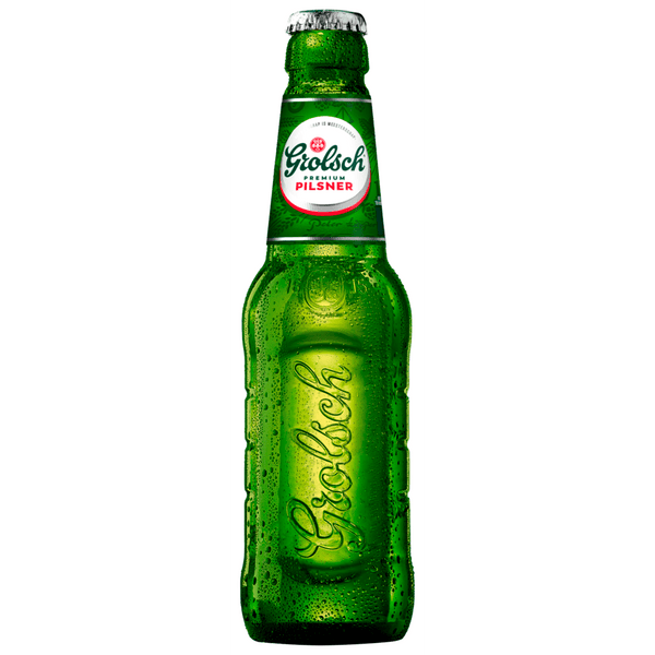 Grolsch Premium pale lager beer bottle