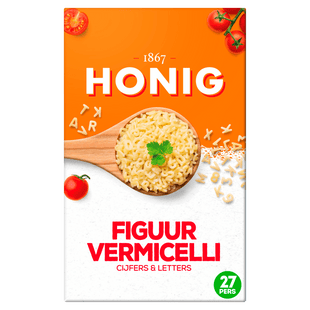 Honig Figuurvermicelli cijfers en letters