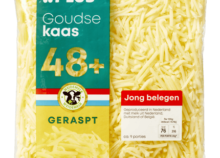 Goudse geraspte kaas jong belegen 48+