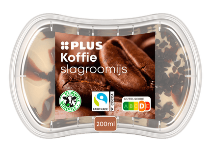 Kleintje slagroomijs Koffie