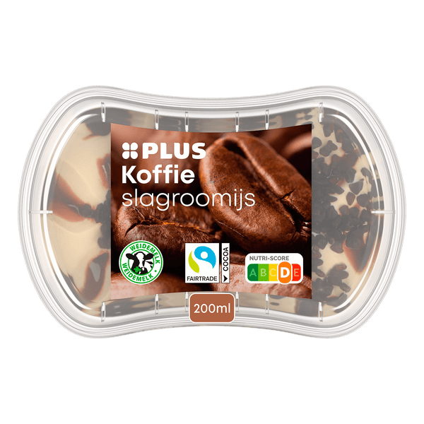 Kleintje slagroomijs Koffie