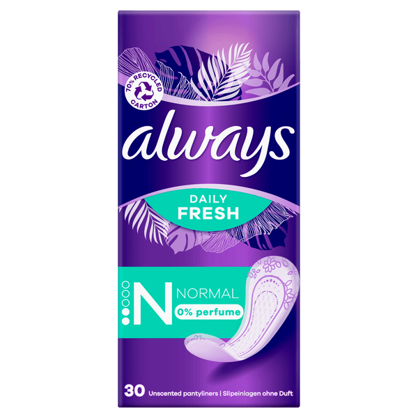 Always Slipeinlagen frisch normal 0 % Duftstoff