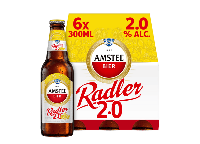 Amstel Radler citroen bier fles