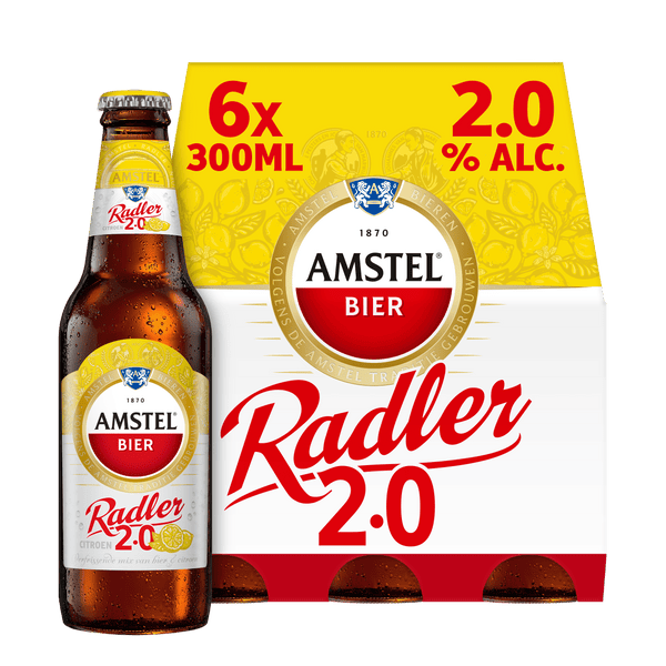 Amstel Radler Zitronenbier Flasche
