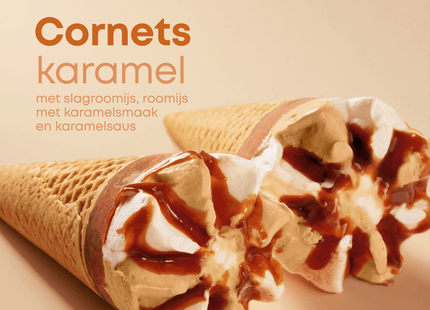 Cornets caramel