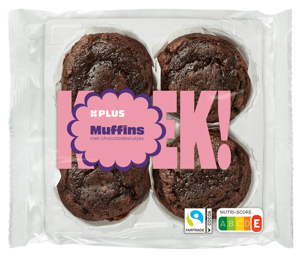 Fairtrade chocolate muffins