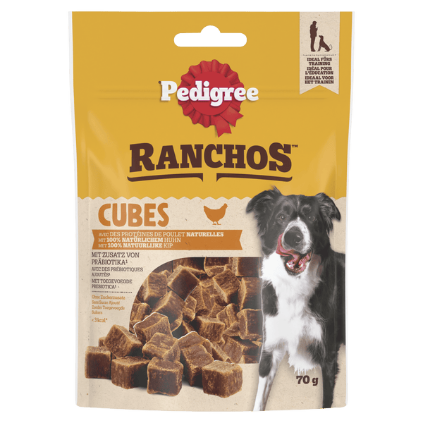 Pedigree Ranchos chicken cubes