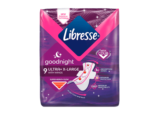 Libresse Maandverband ultra night wing