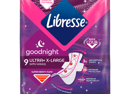 Libresse Sanitary napkin ultra night wing