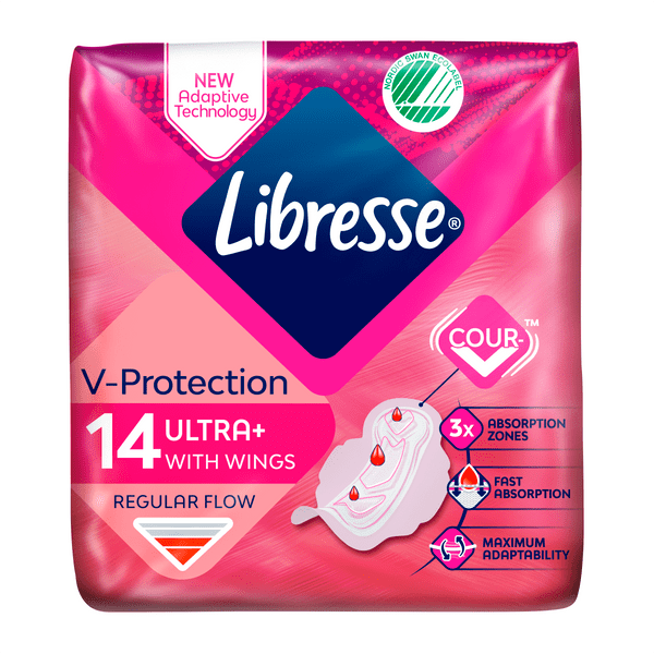 Libresse Sanitary Pads Ultra Normal with Wings