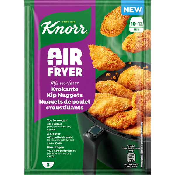 Knorr Airfryer Crispy Chicken Schnitzel