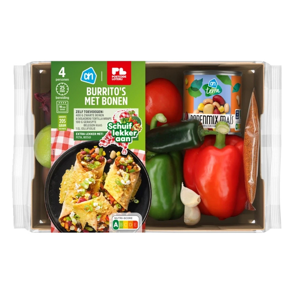 Burrito's met bonen verspakket
