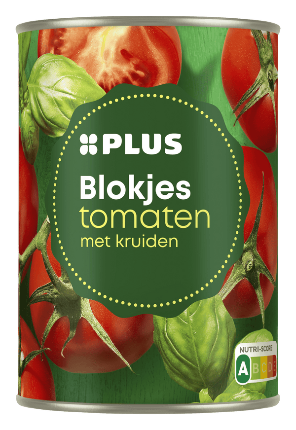 Tomatenblokjes met kruiden