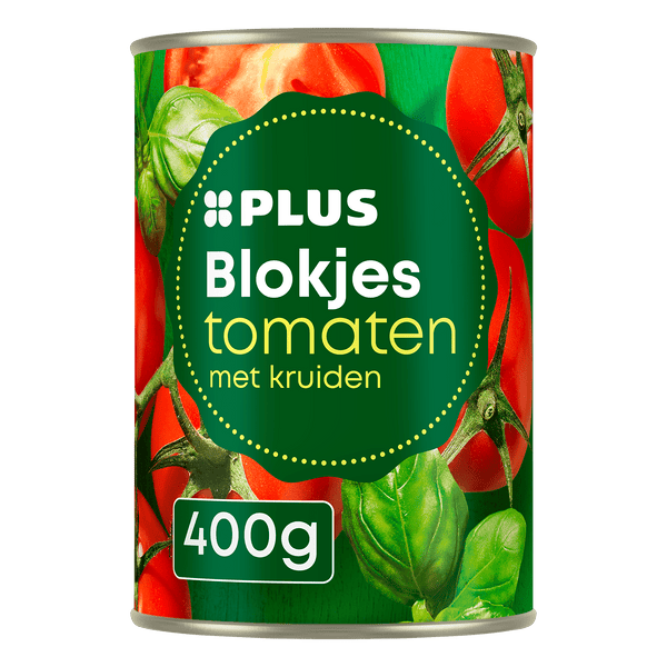 Tomatenblokjes met kruiden
