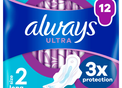 Always Ultra maandverband long met vleugels