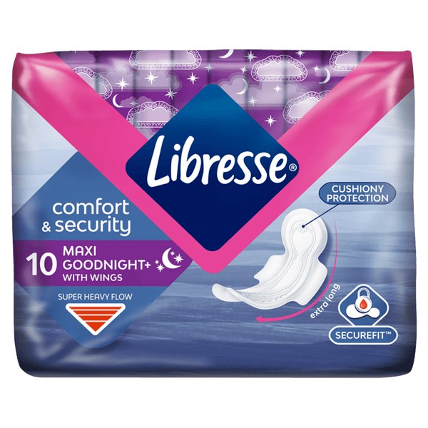 Libresse Monatsbinde Maxi Nacht mit Flügeln