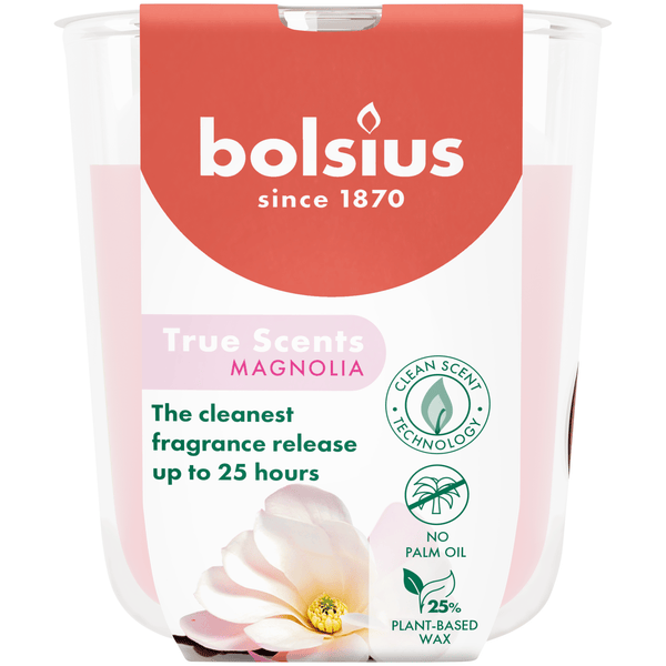 Bolsius Geurglas 80/73 True Scents Magnolia