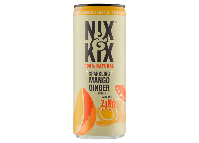 Nix & Kix Sparkling mango ginger
