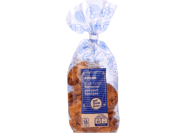 Roomboterkoekje karamel zeezout