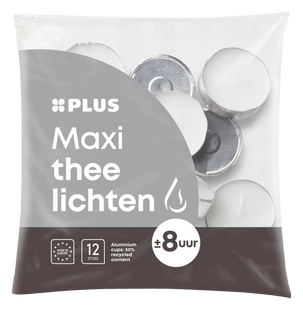Theelichten maxi 8 uur