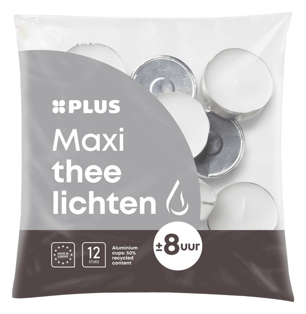 Maxi-Teelichter 8 Stunden