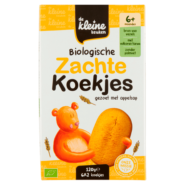 De Kleine Keuken Biologische weiche Kekse 6+