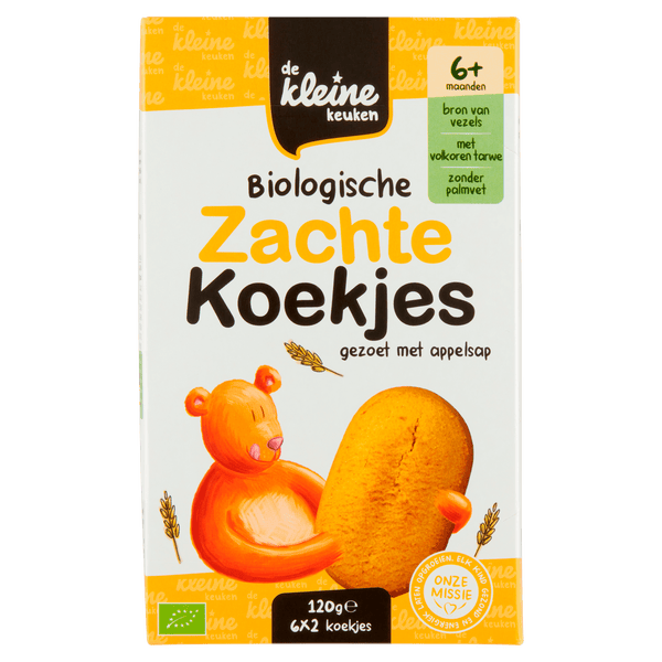 The Little Kitchen Organic soft biscuits 6+