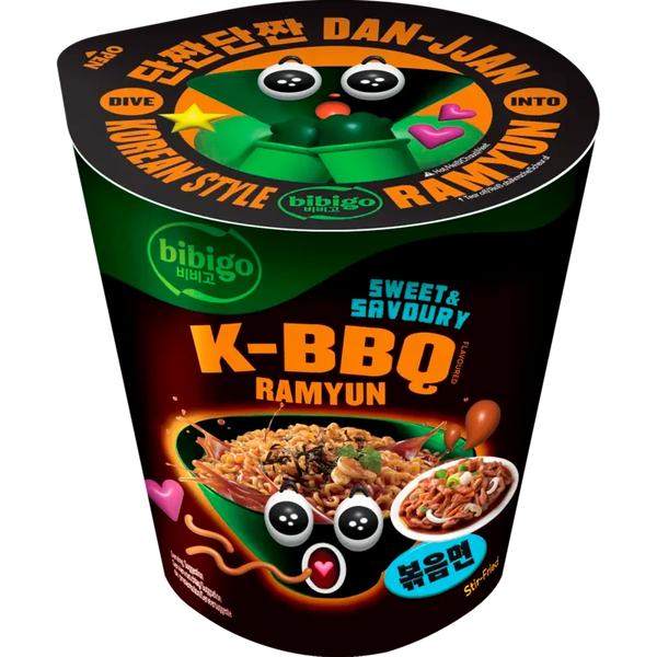 Bibigo K-BBQ ramyun sweet&savoury noodles cup