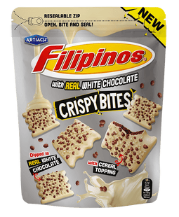 Filipinos Crispy bites white chocolate
