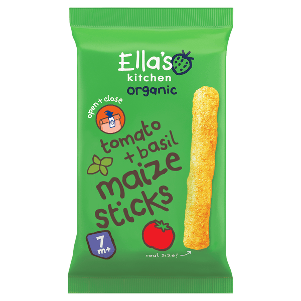 Ella's Kitchen Corn Sticks Tomato + Basil 7m+