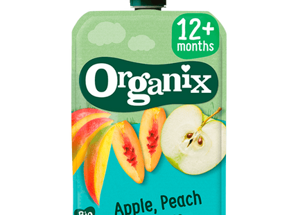 Organix Apple peach & mango 12+