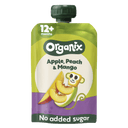 Organix Apple peach & mango 12+
